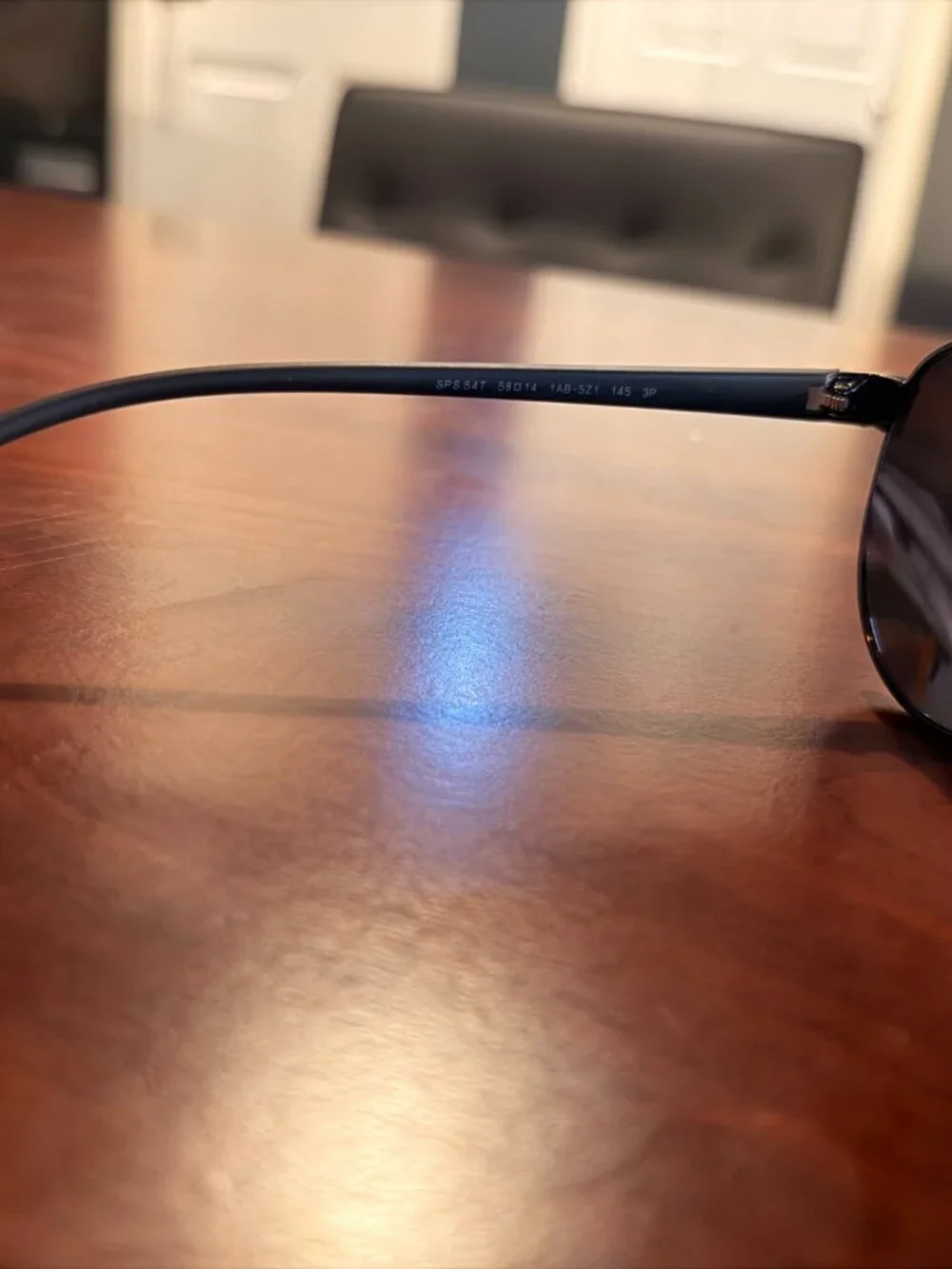 Prada Linea Rossa PS A52S Polarized Pilot Sunglasses Black/Grey Men's